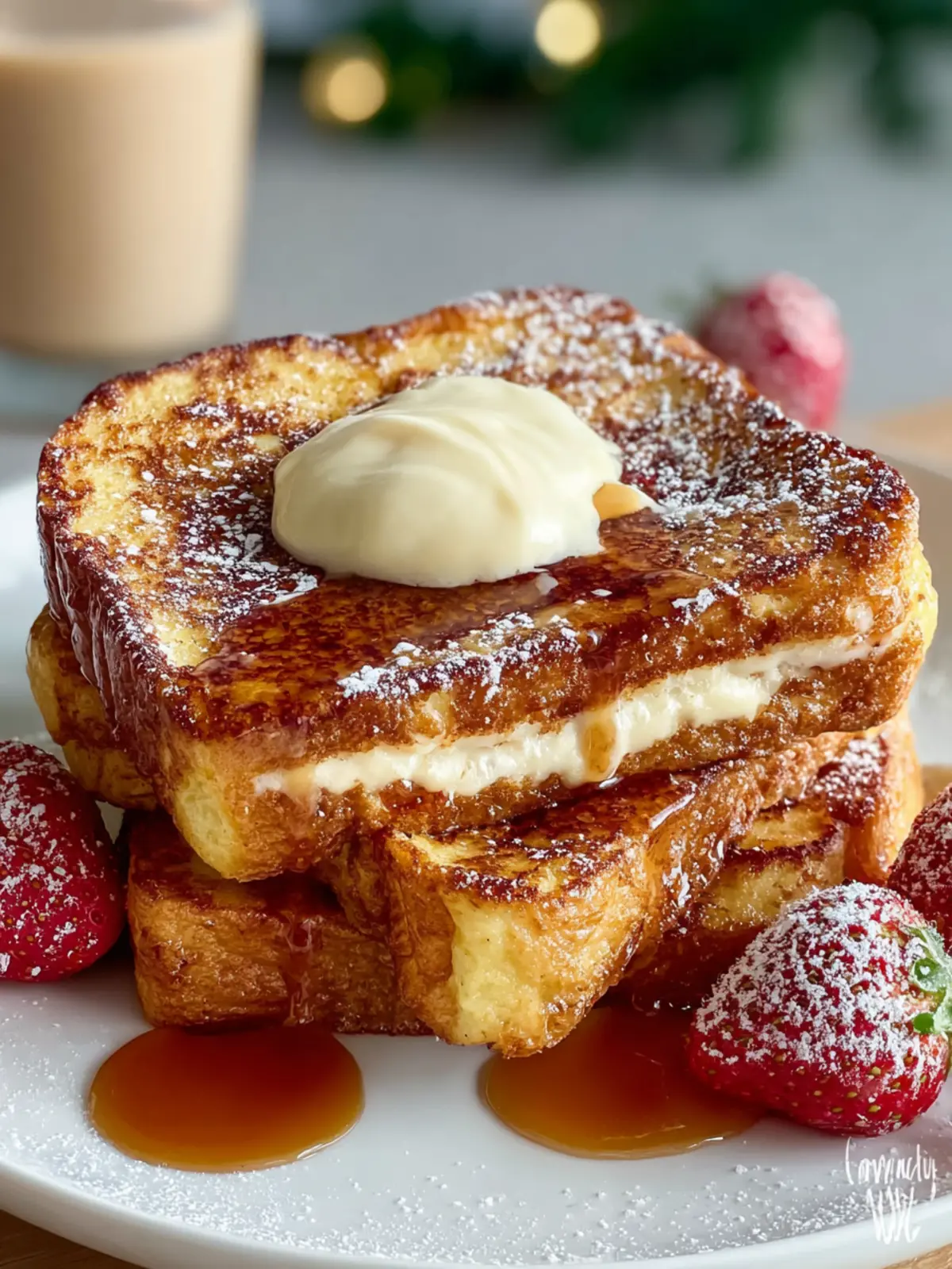 Delightful Overnight Eggnog French Toast Recipe First Image