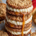 Oatmeal Sandwich Cookies with Apple Cider Caramel Cream First Image