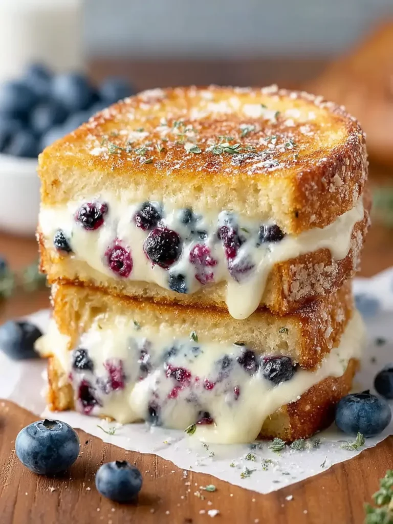 Crispy Blueberry Grilled Cheese First Image
