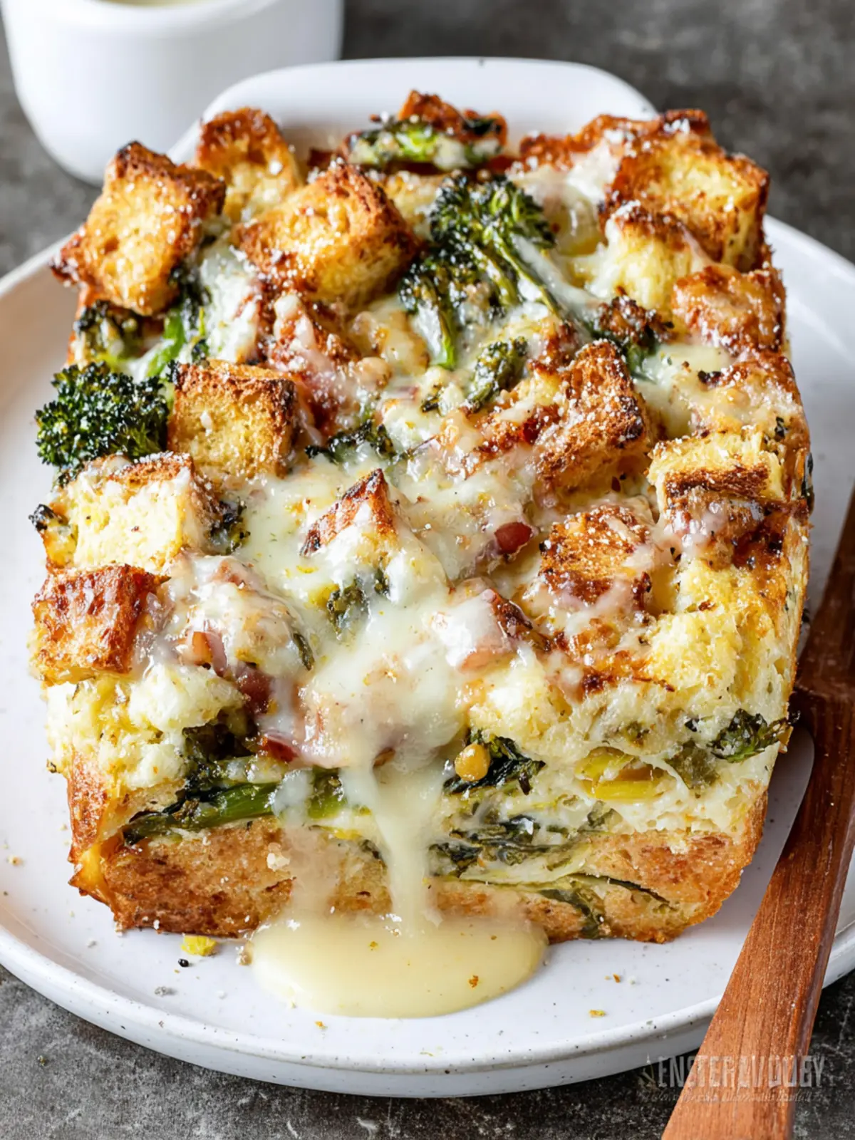 Vegetarian Cheese Strata First Image