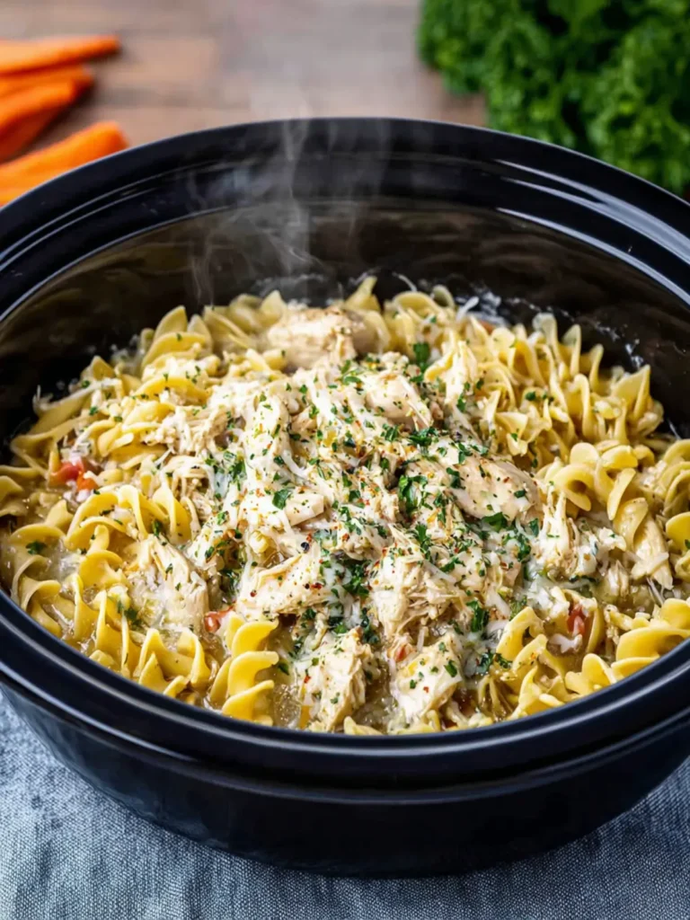 Crockpot Chicken and Noodles First Image