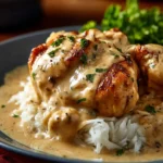 Slow Cooker Creamy Chicken & Gravy First Image