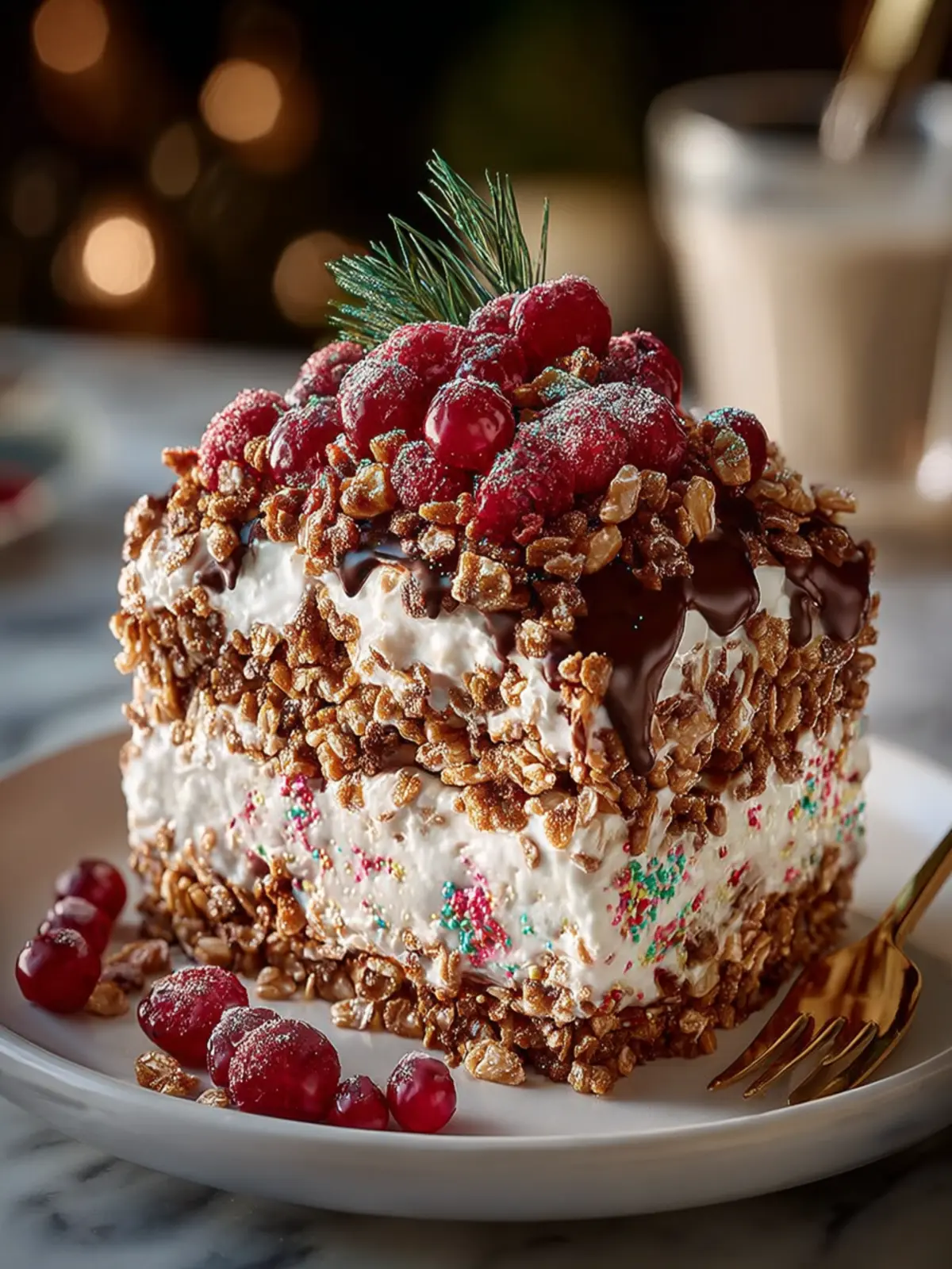 Irresistible Christmas Crunch Cake Recipe for the Holidays First Image