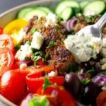 15-minute Greek Bowls (Gluten-free, Keto, Primal, GAPS, Low-carb) First Image