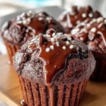 Double Chocolate Zucchini Muffins First Image