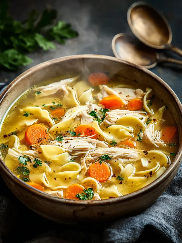 Cozy Chicken Noodle Soup Recipe for Ultimate Comfort First Image