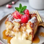 Indulge in Decadent Eggnog Bread Pudding Delight First Image
