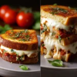 Lazy Chicken Parmesan Grilled Cheese: An Easy Dinner Recipe First Image