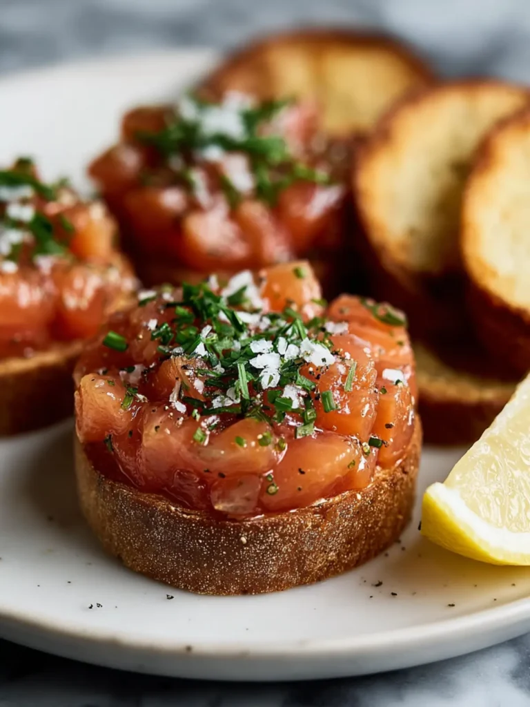 How to Make Smoked Salmon Tartare First Image