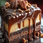 Chocolate Turtle Cake – Rich Chocolate, Caramel & Pecan Dessert First Image