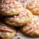 Irresistible White Chocolate Candy Cane Cookies Recipe First Image