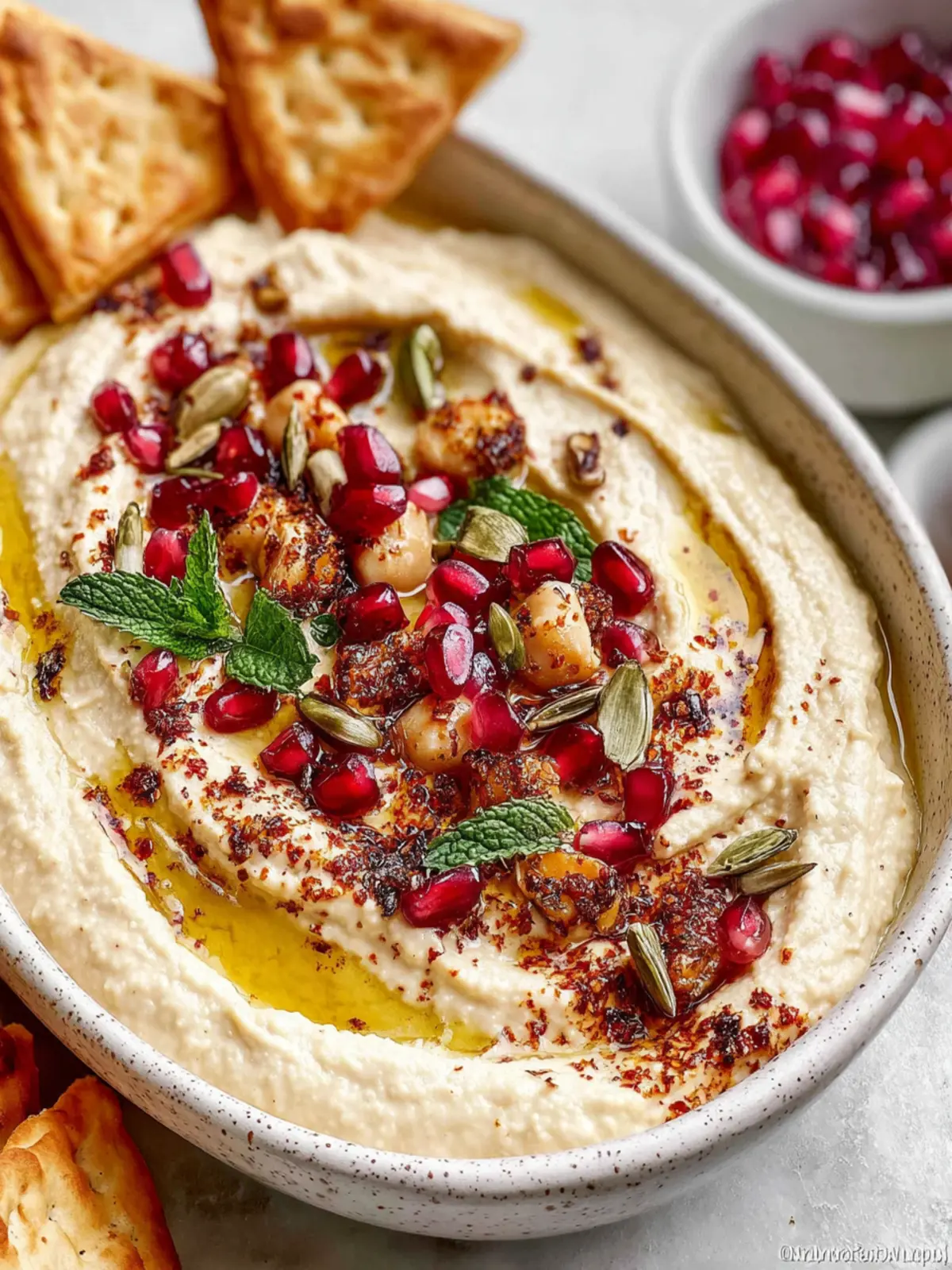 Party-Worthy Hummus (with Gorgeous Hummus Toppings) First Image