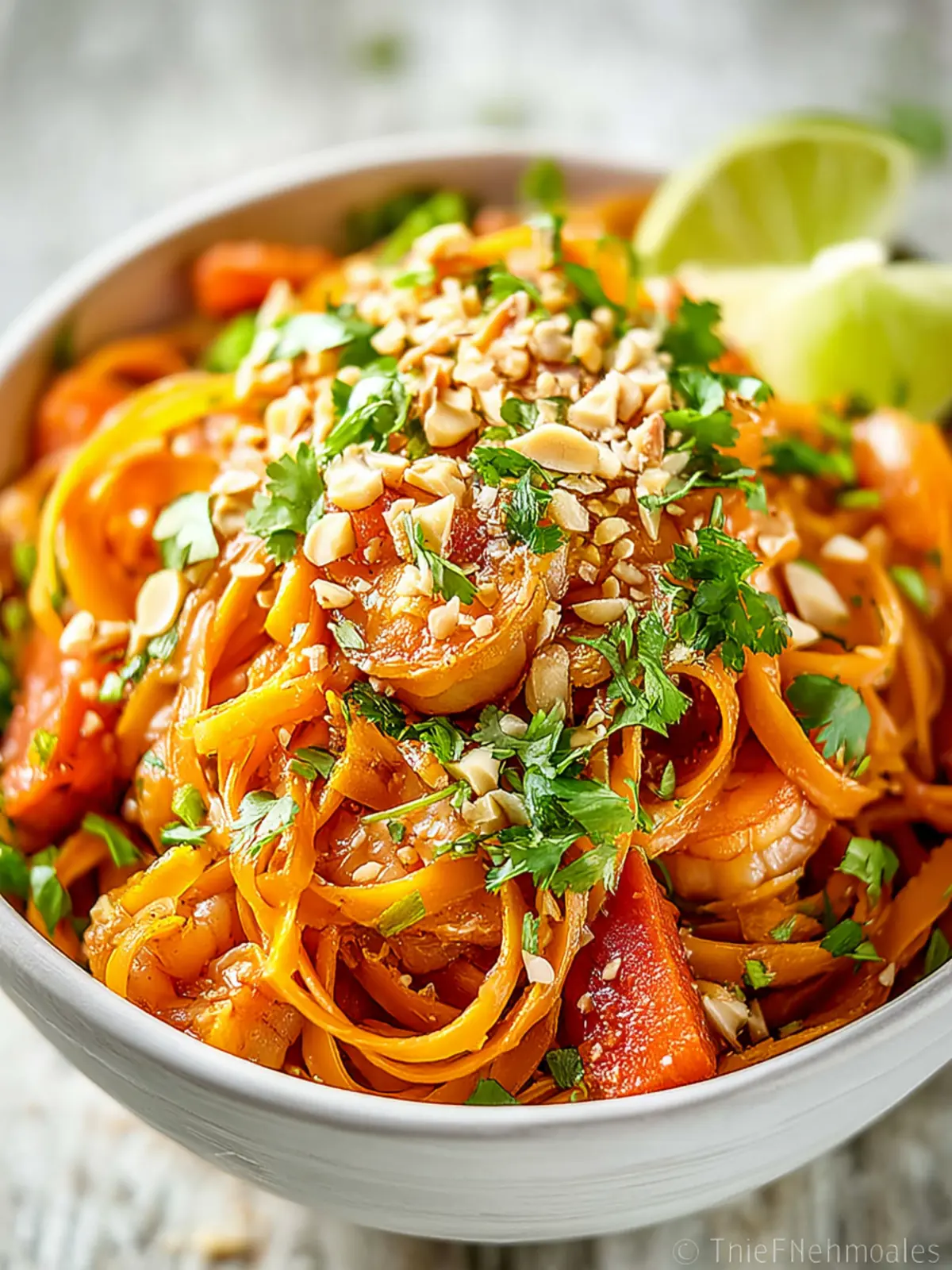 Carrot Noodle Pad Thai First Image