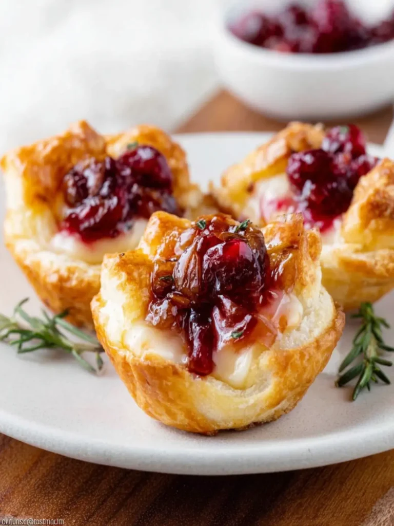 Cranberry Brie Bites First Image
