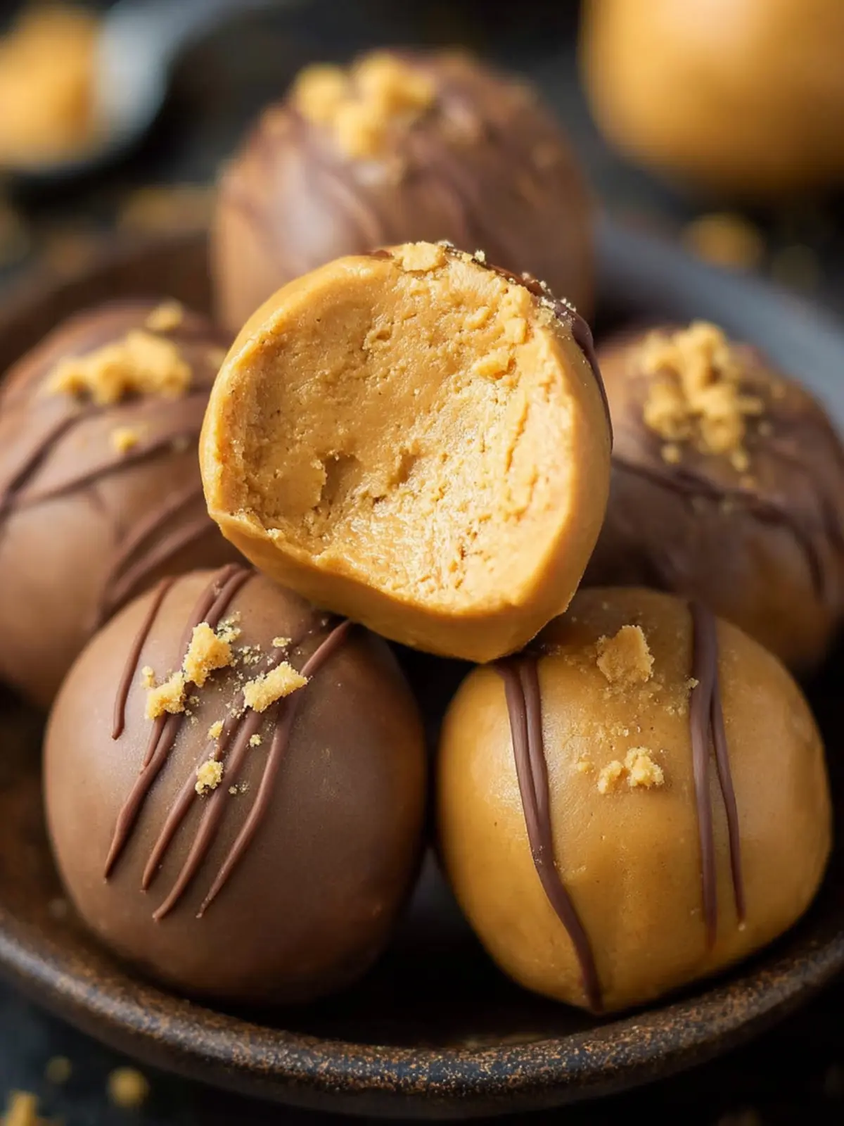 3 Ingredient Peanut Butter Balls First Image