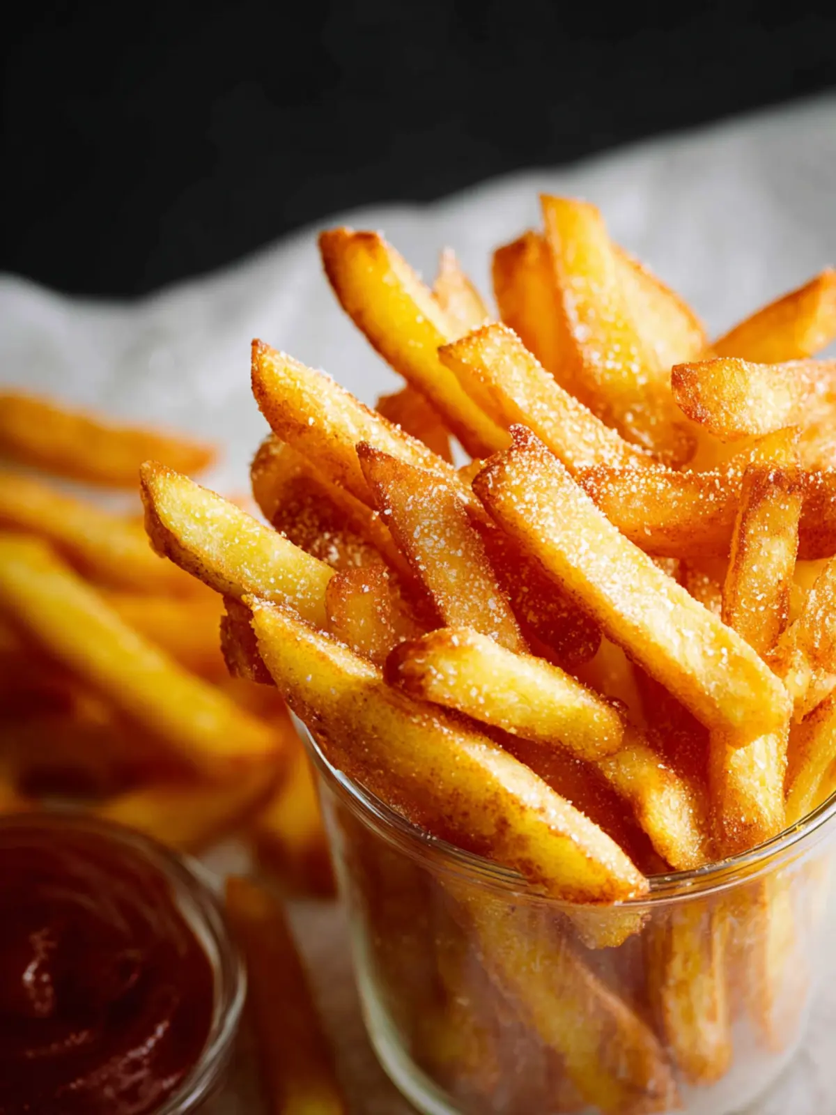 Air Fryer Crispy Frozen French Fries First Image