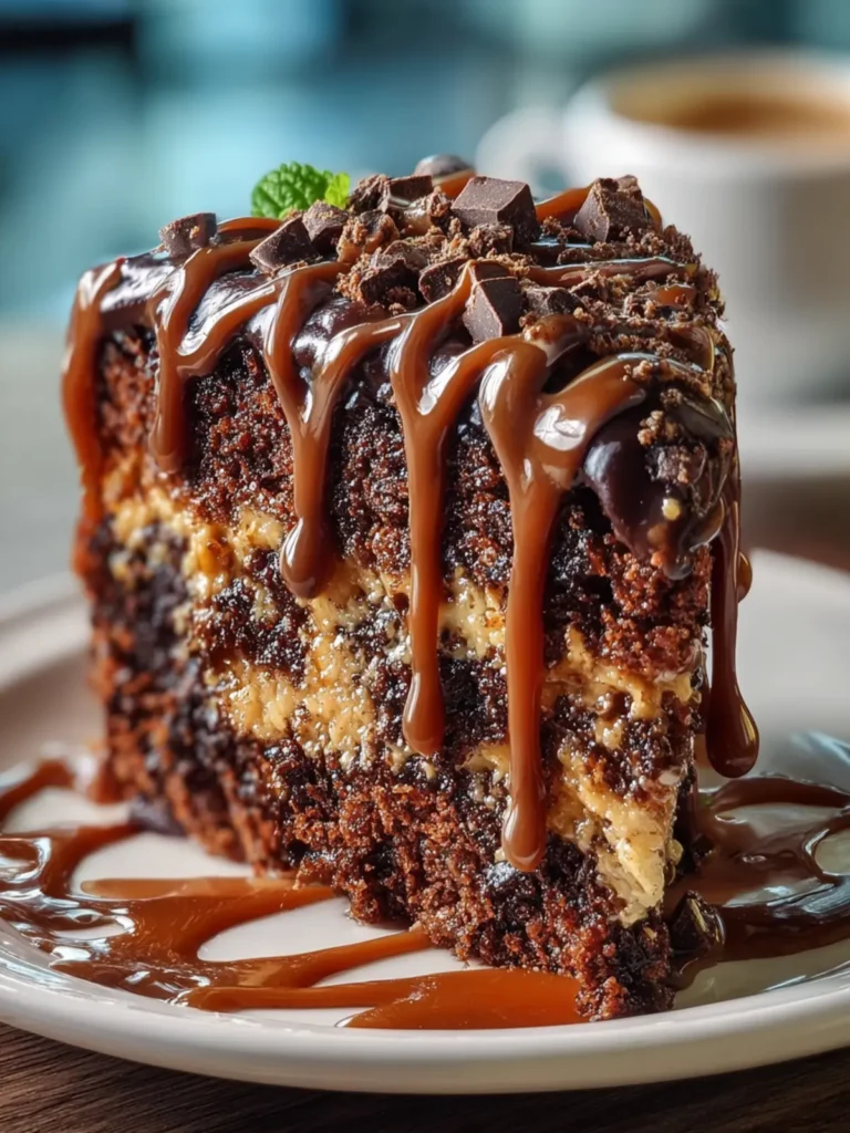 Chocolate Caramel Coffee Cake – Rich, Moist & Bakery-Style First Image