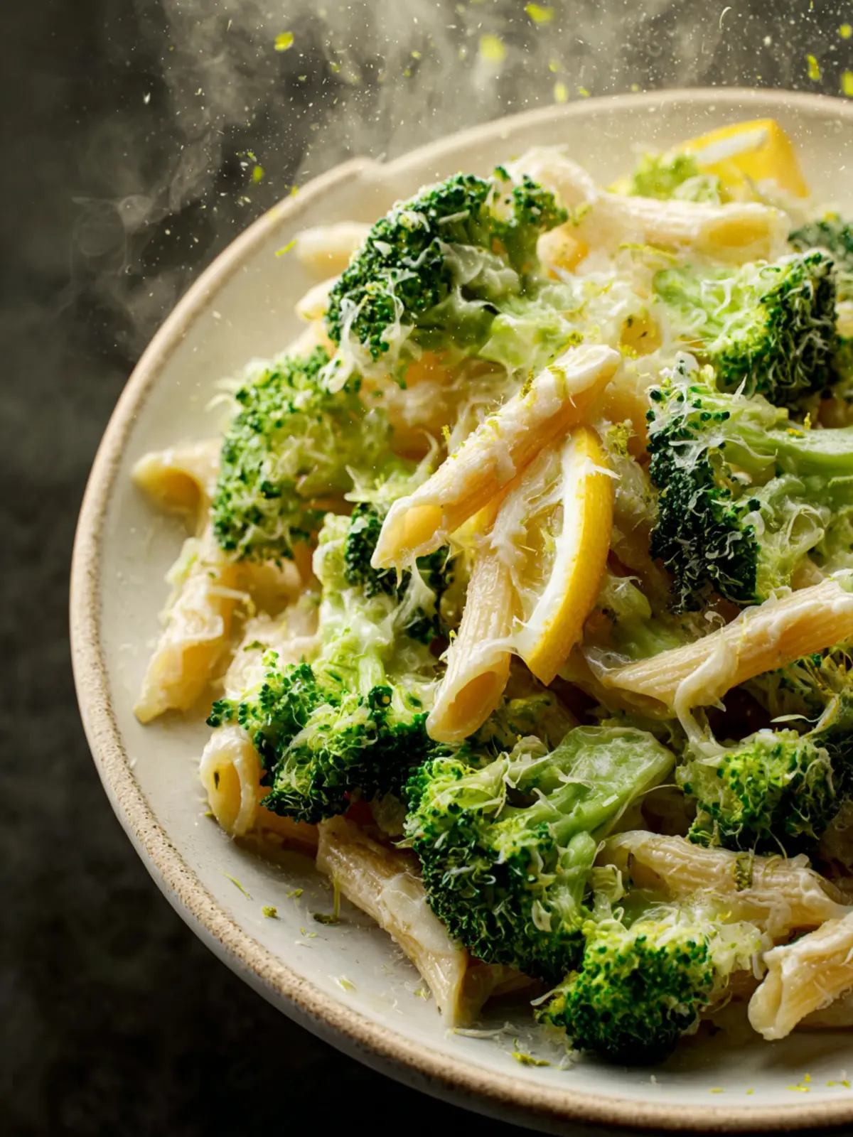 Creamy Lemon Broccoli Pasta First Image
