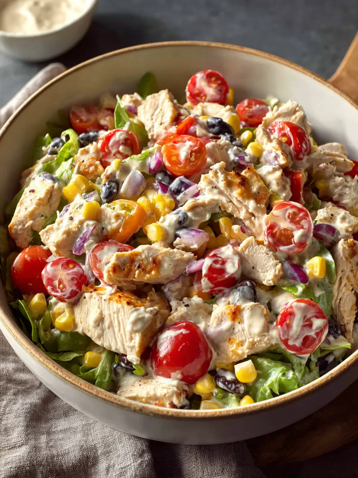 Easy Southwestern Chicken Salad with Creamy Dressing First Image