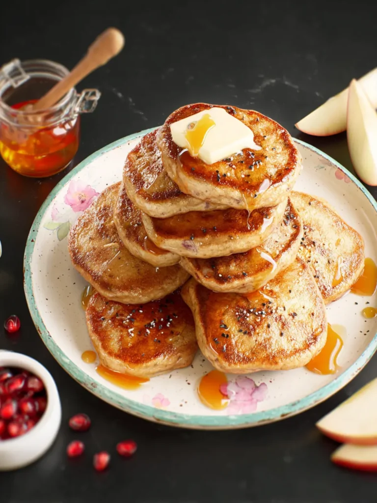 Fluffy Applesauce Pancakes First Image