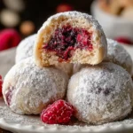 Raspberry Filled Almond Snowball Cookies: An Incredible Ultimate Guide First Image