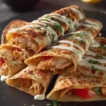 Chicken Crepes Shawarma with Creamy Shawarma Sauce First Image