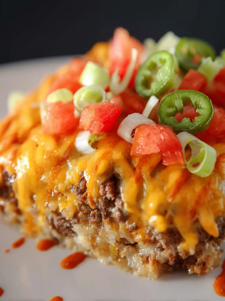 Big Mac Casserole - Keto Cheeseburger Casserole First Image