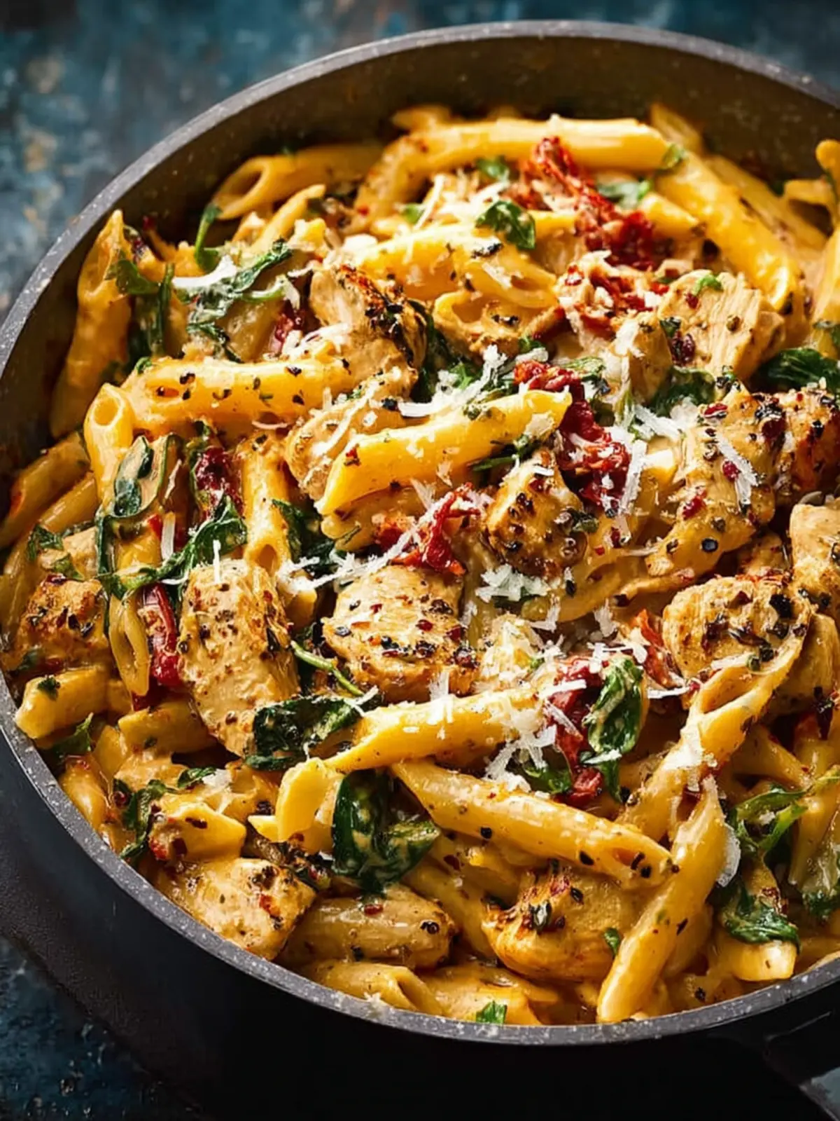 Tuscan Chicken Pasta (Creamy One-Pot Dinner in 30 Minutes) First Image
