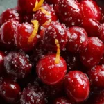 Sweet and Tangy Candied Cranberries with a Glazed Finish First Image