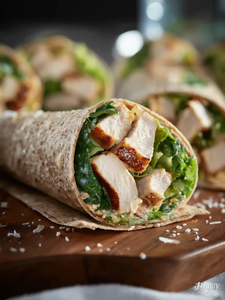 Chicken Caesar Salad Wraps First Image