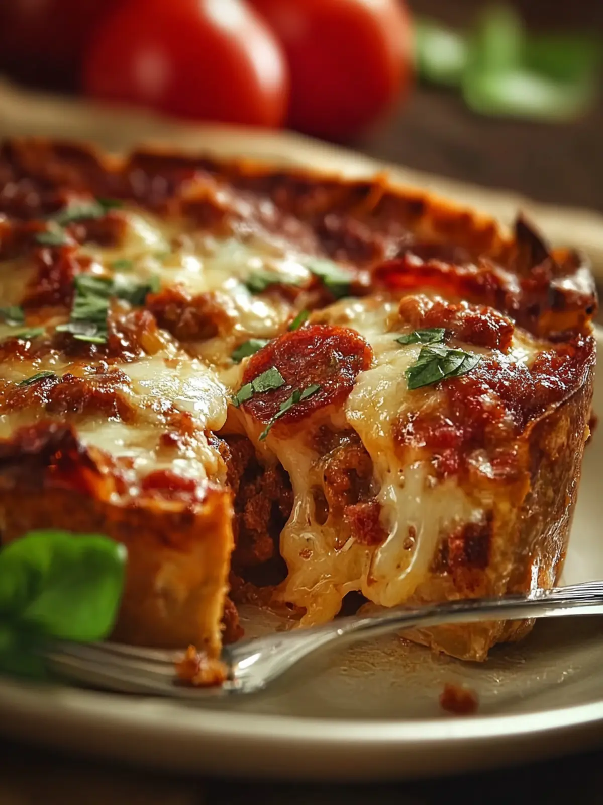 Hearty Pizza Casserole Pie: Easy Comfort Food Delight