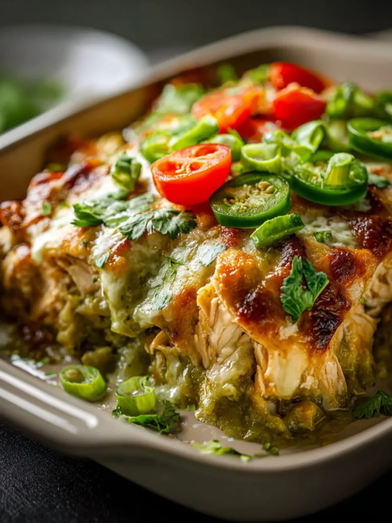 Delicious Salsa Verde Chicken Casserole Recipe You’ll Love! First Image
