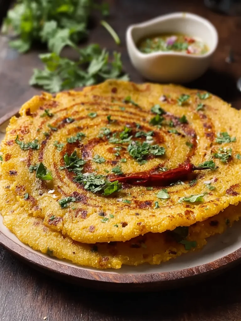 Masoor Dal Chilla Savory Red Lentil Pancakes First Image