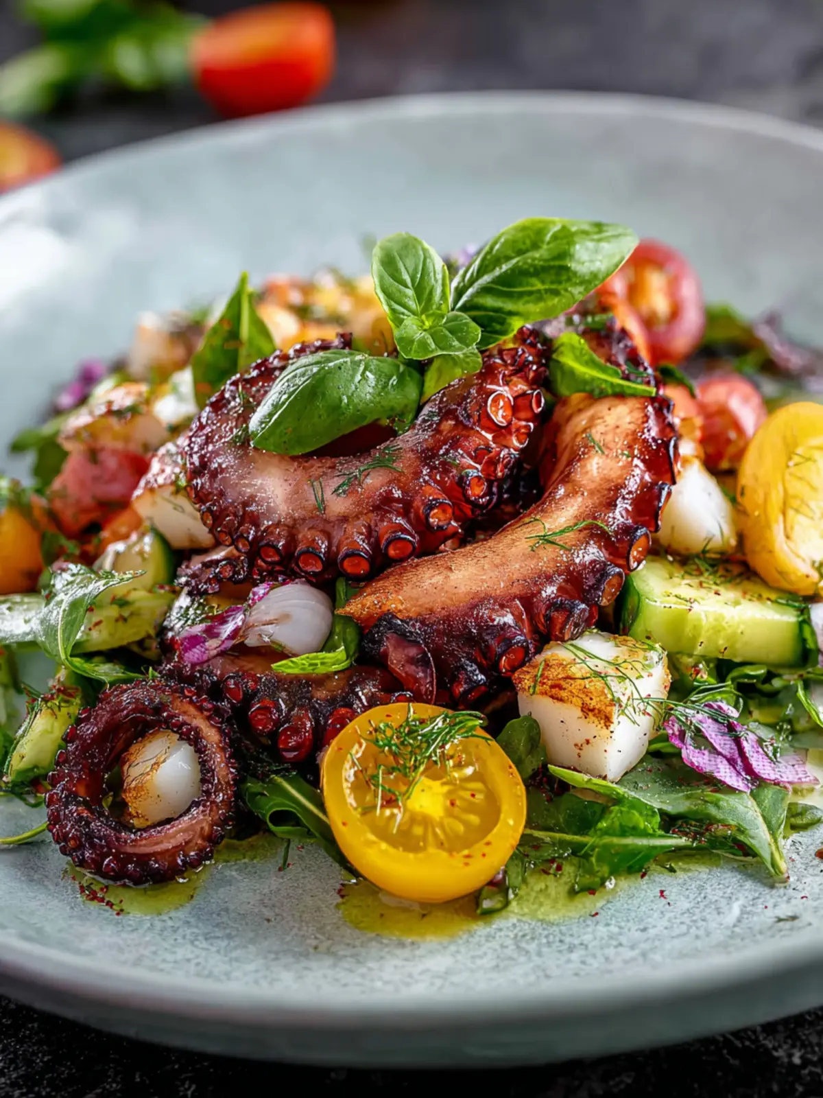 Irresistible Grilled Octopus Salad Recipe You’ll Love First Image