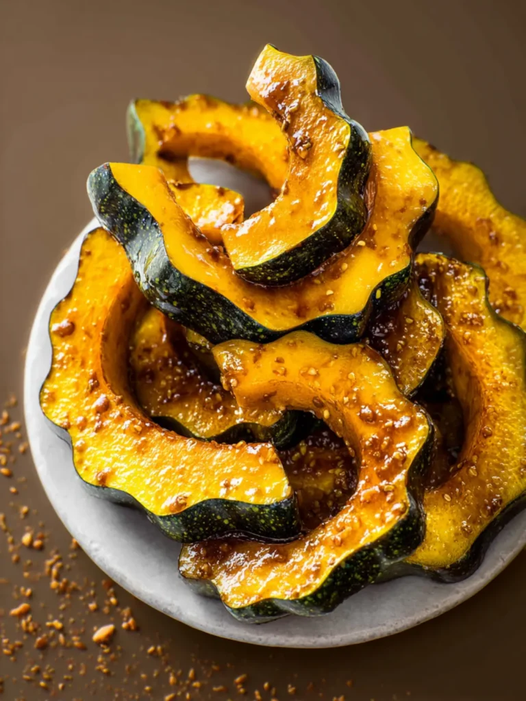Baked Acorn Squash Slices First Image