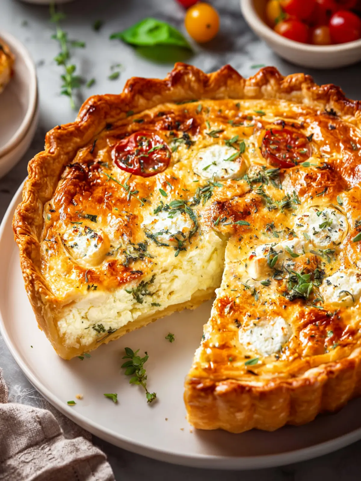 Cottage Cheese Quiche First Image