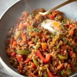 Easy Unstuffed Pepper Skillet (Quick One Pot Recipe) First Image