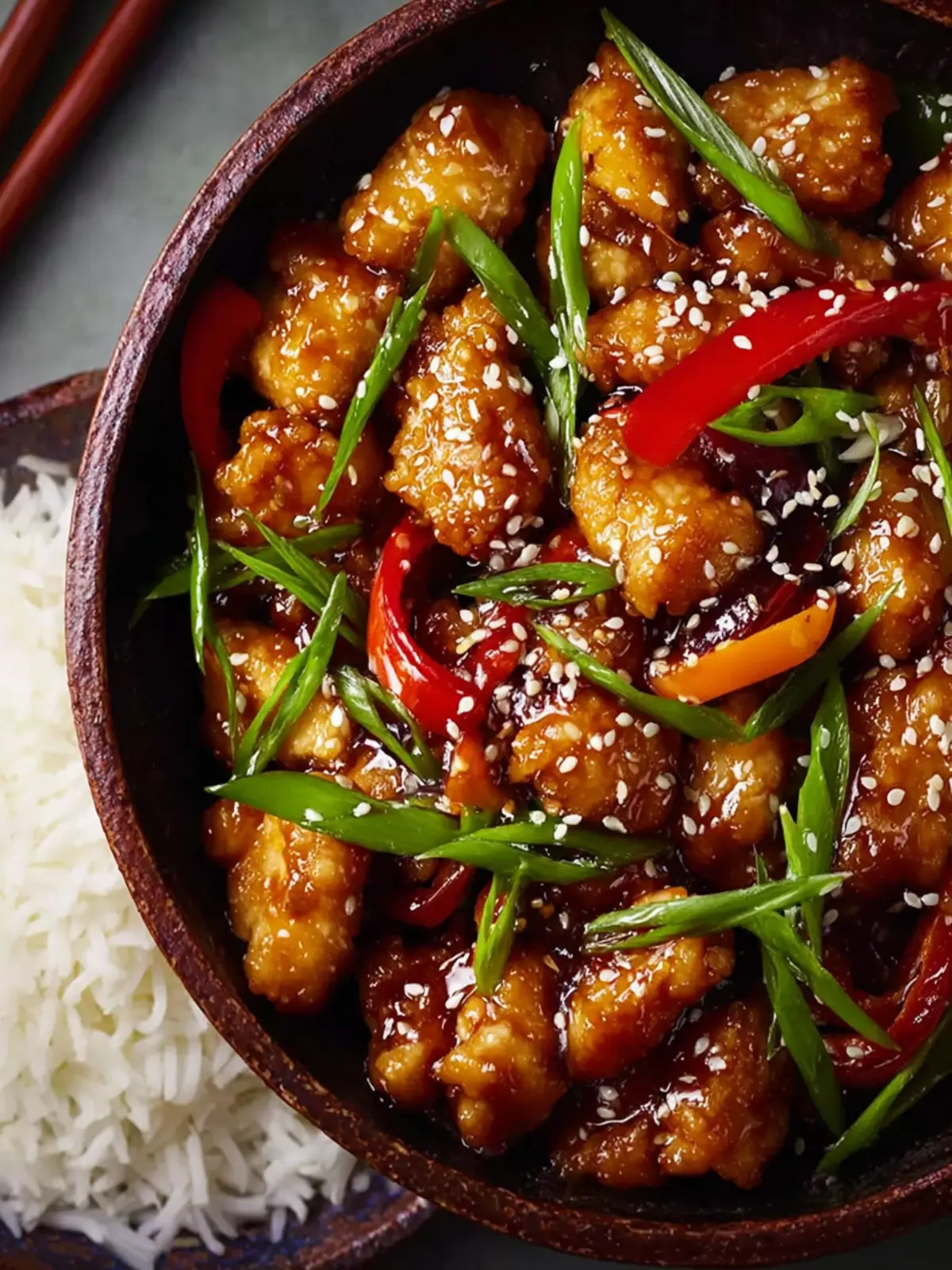Healthy Sesame Chicken First Image