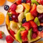Rainbow Fruit Salad with Honey Citrus Dressing First Image
