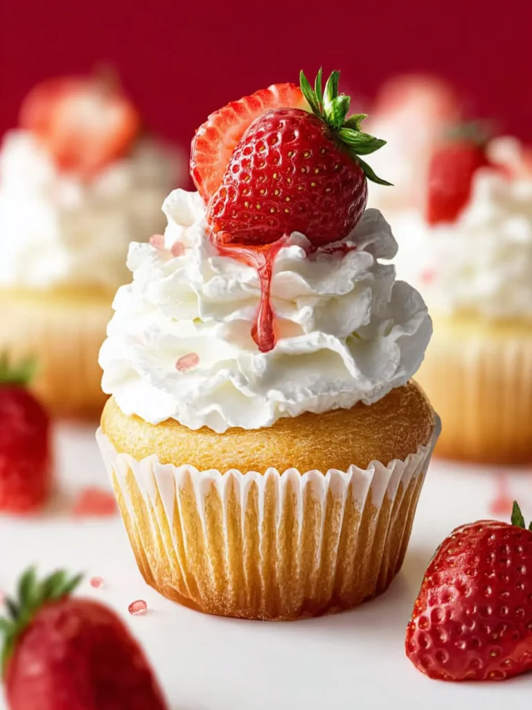 Strawberry Shortcake Cupcakes First Image