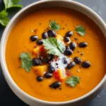 Sweet Potato & Black Bean Soup Recipe First Image
