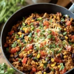 Turkey Taco Skillet, Easy 20-Minute High Protein Meal First Image