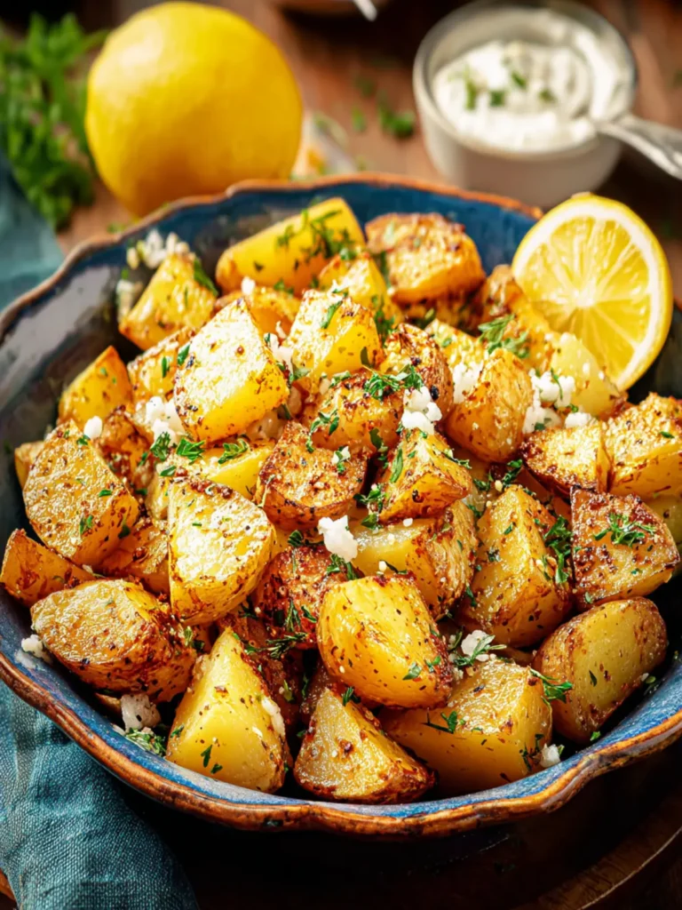 Zesty Greek Lemon Potatoes: A Flavorful Delight First Image