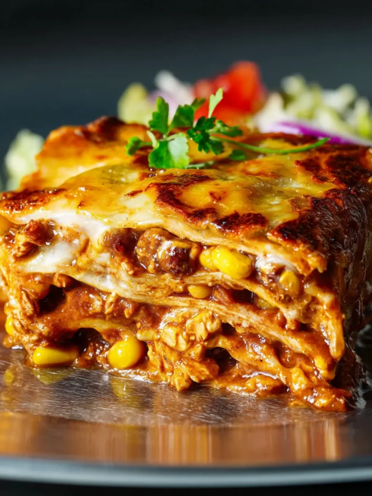 Chicken Enchilada Pie with Mole First Image