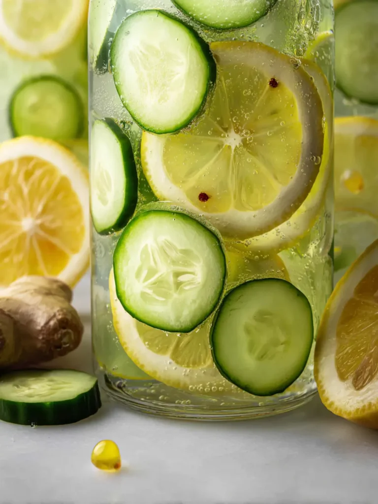Cucumber Ginger Lemon Water First Image