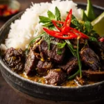 Lemongrass Coconut Beef First Image