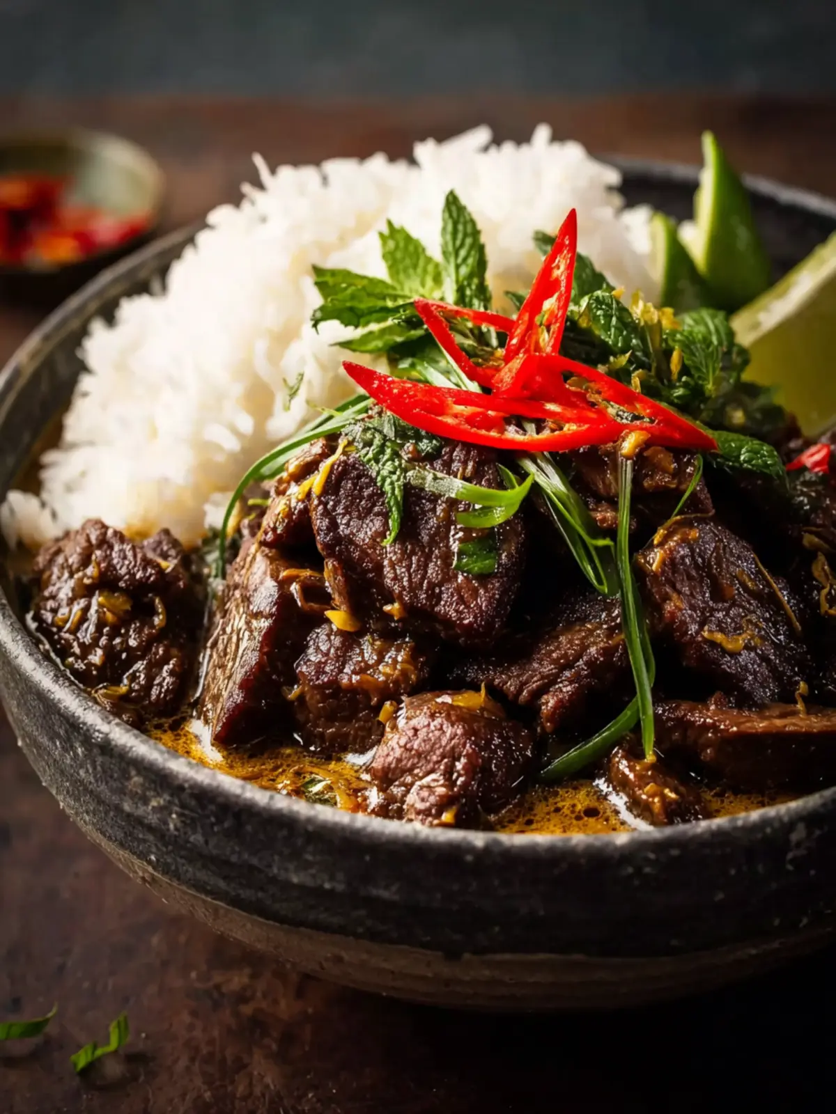 Lemongrass Coconut Beef First Image