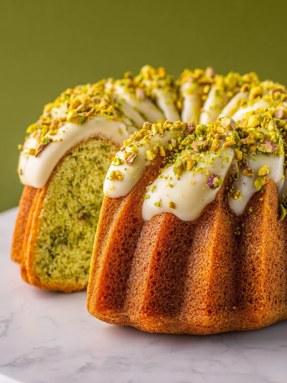 Pistachio Bundt Cake First Image