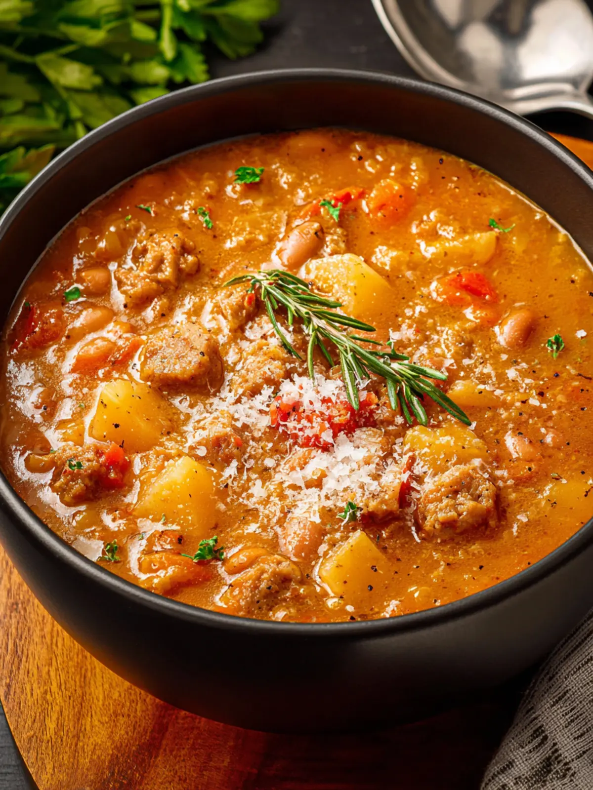 Sausage Bean Soup First Image