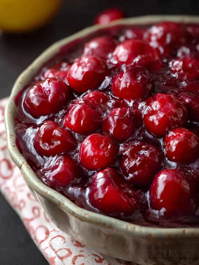 Small Batch Cherry Pie Filling First Image